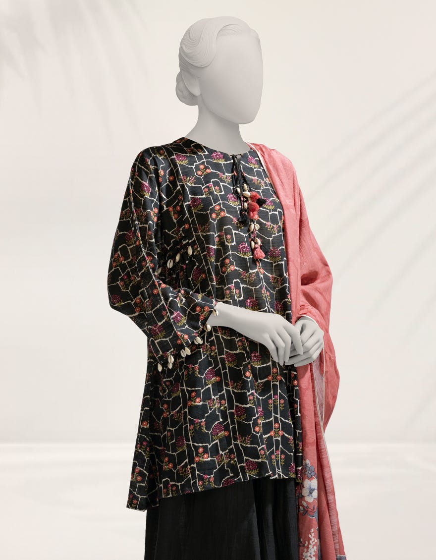 Kadder Color MULTICOLOR PRINTED KHADDAR UNSTITCHED 3PC – J.