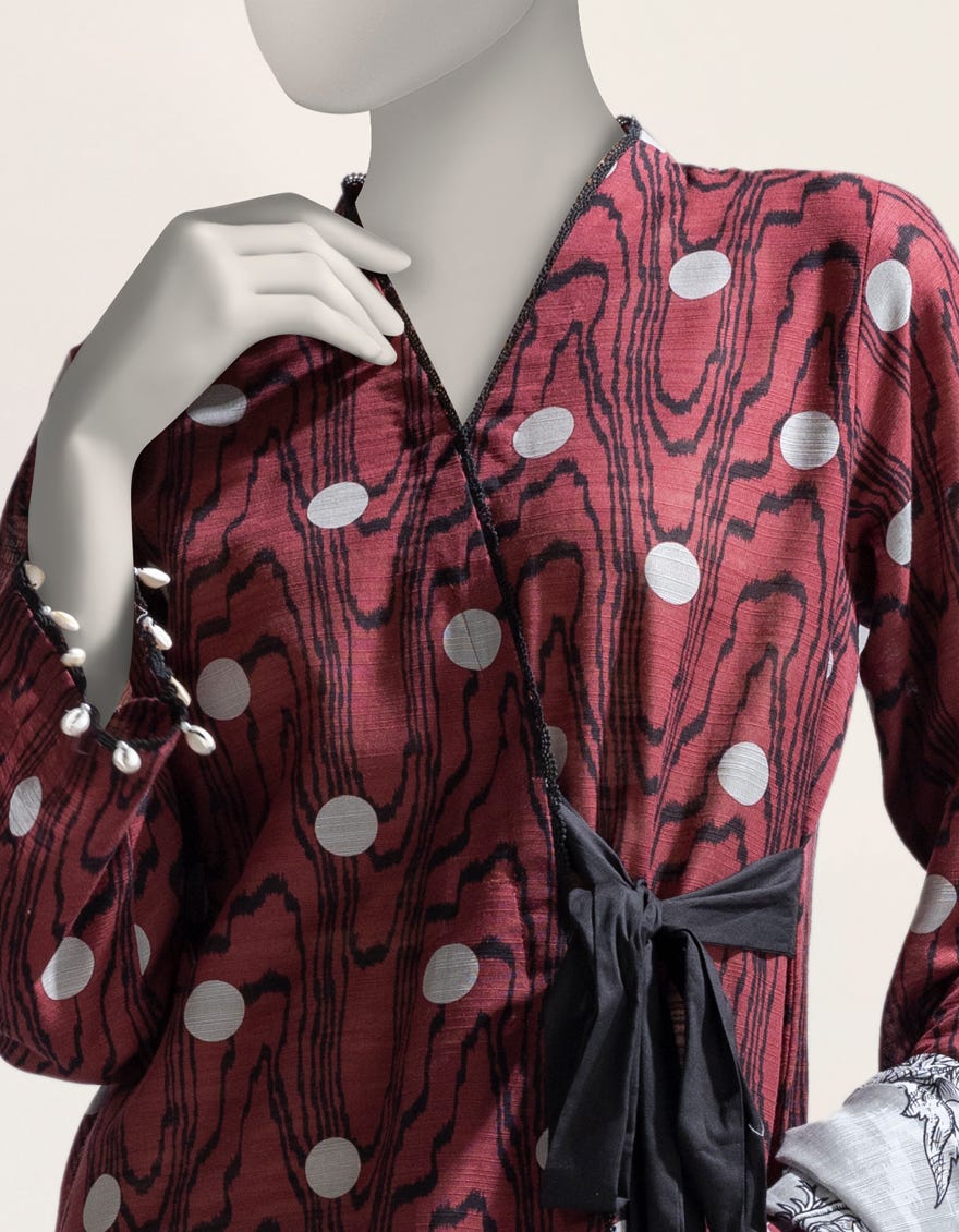 MULTICOLOR PRINTED KHADDAR UNSTITCHED 3PC