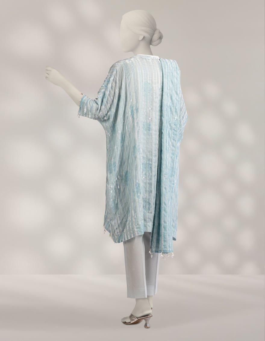 BLUE PALACHI DYED UNSTITCHED 3PC