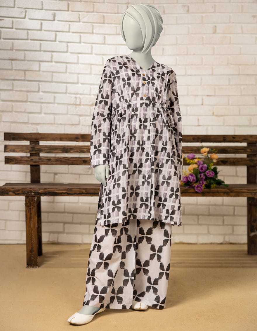 MULTICOLOR LAWN PRINTED KURTA