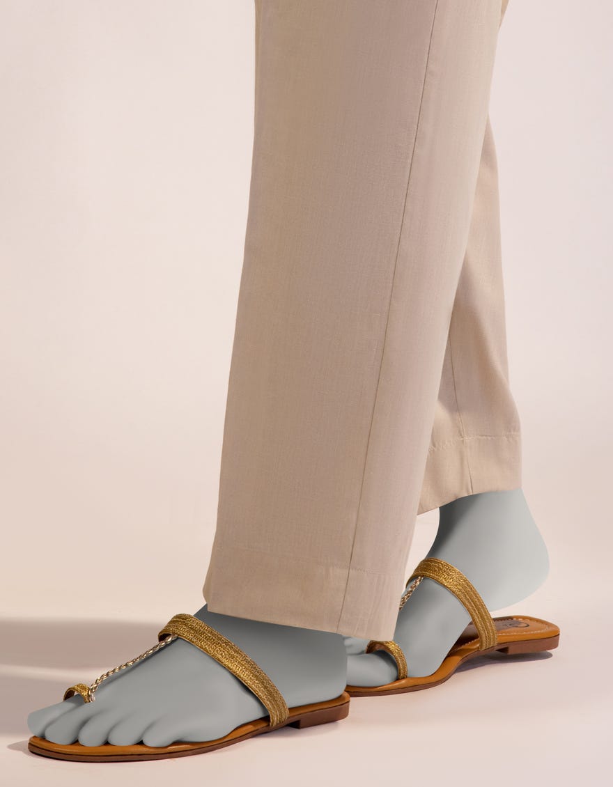 GREY LAWN TROUSERS
