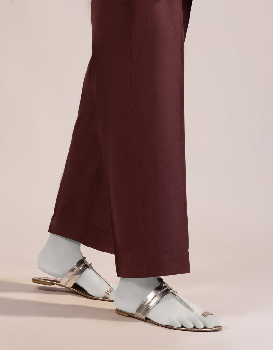 MAROON LAWN TROUSERS