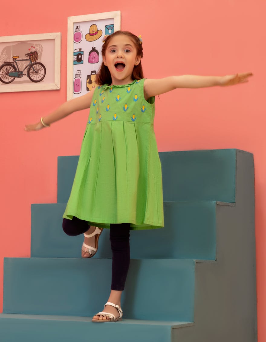 Green Lawn Kurti | Jglk-S-23-2505