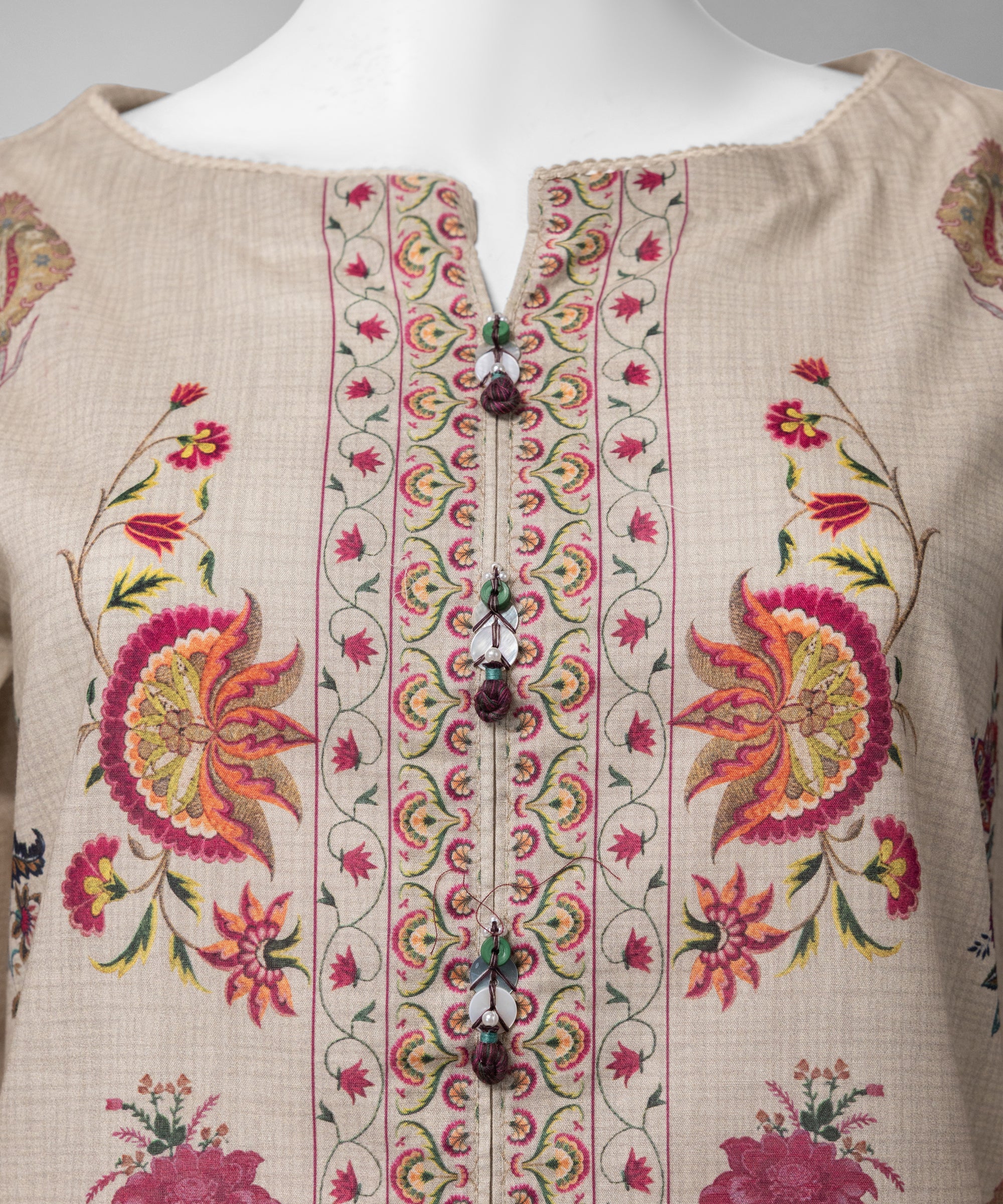 Beige Digital Printed Liminal Unstitched 2Pc