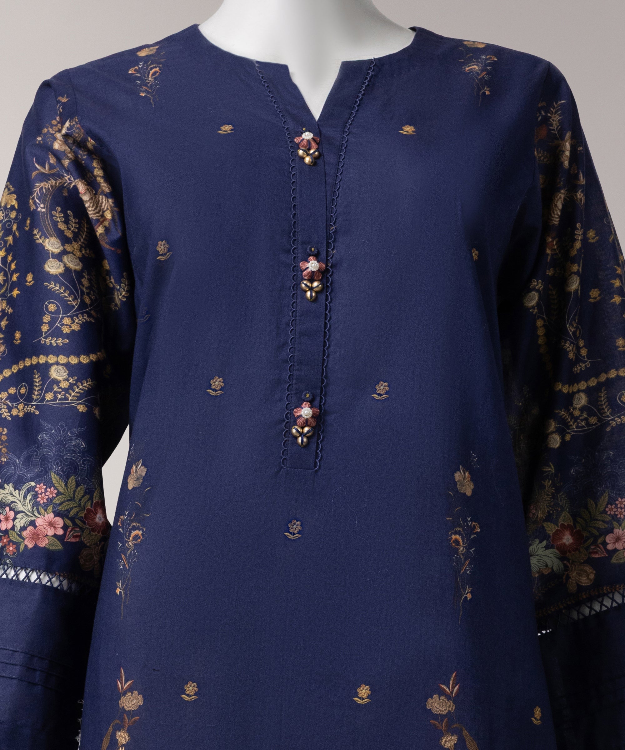 Blue Digital Printed Liminal Unstitched 2Pc