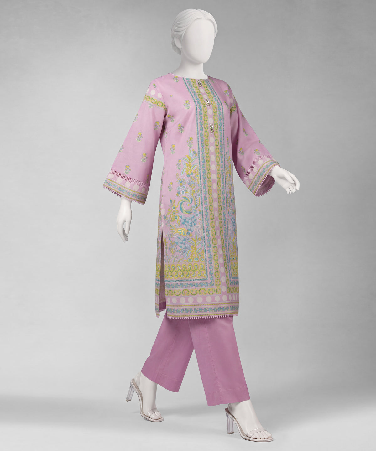 Blue Printed Liminal Unstitched 2Pc
