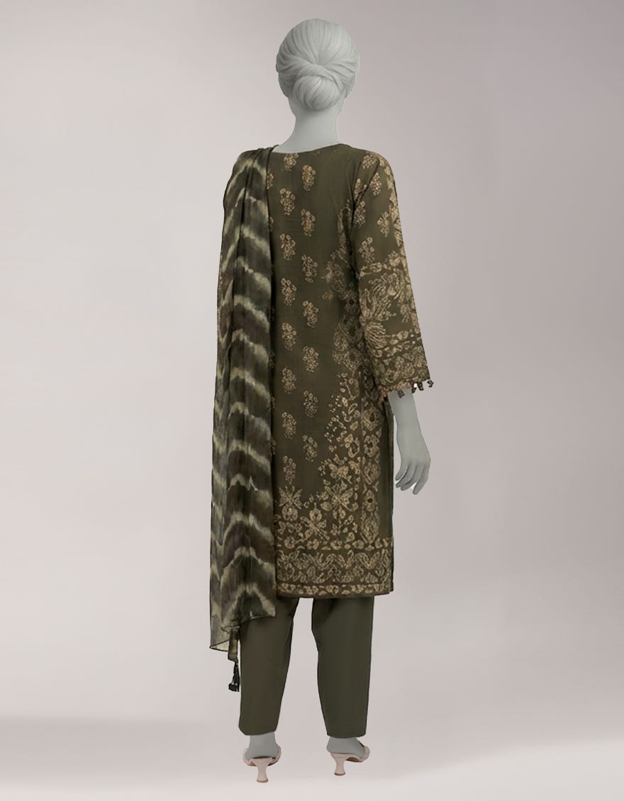 MULTICOLOR LAWN DIGITAL PRINTED UNSTITCHED 3PC