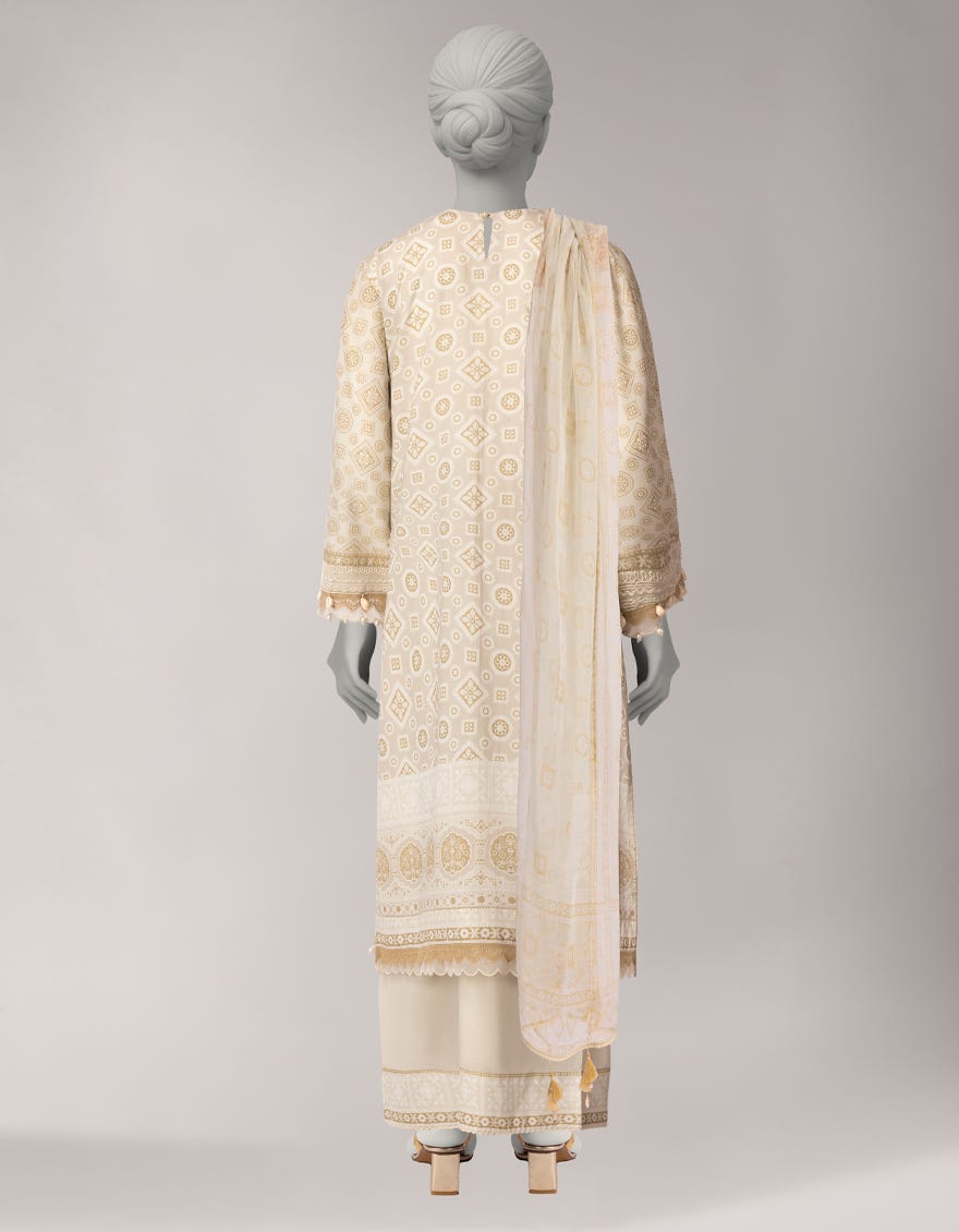 MULTICOLOR LAWN EMBROIDERED UNSTITCHED 3PC