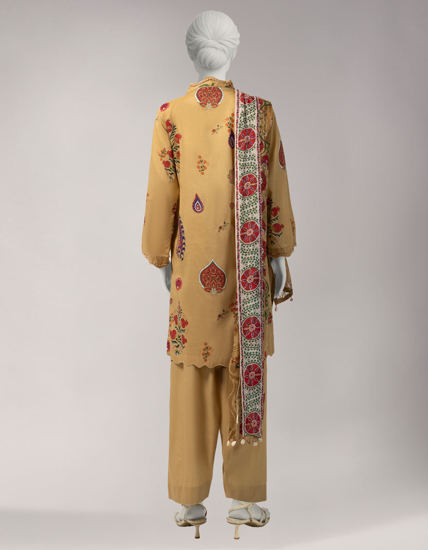 MULTICOLOR LAWN PRINTED UNSTITCHED 3PC
