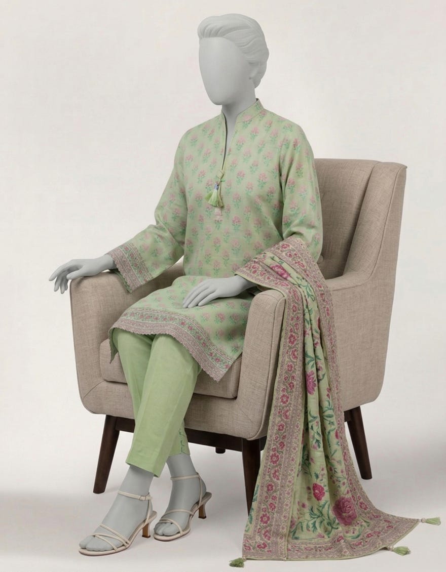 MULTICOLOR LAWN PRINTED UNSTITCHED 3PC