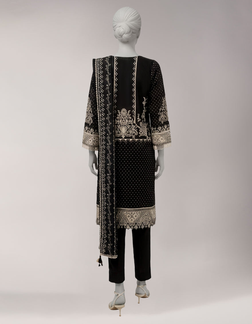 MULTICOLOR LAWN PRINTED UNSTITCHED 3PC