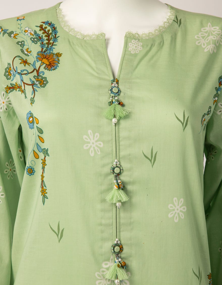 MULTICOLOR LAWN EMBROIDERED UNSTITCHED 3PC