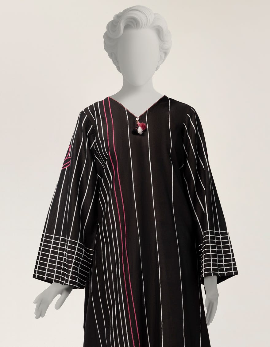 BLACK LAWN PRINTED KURTA