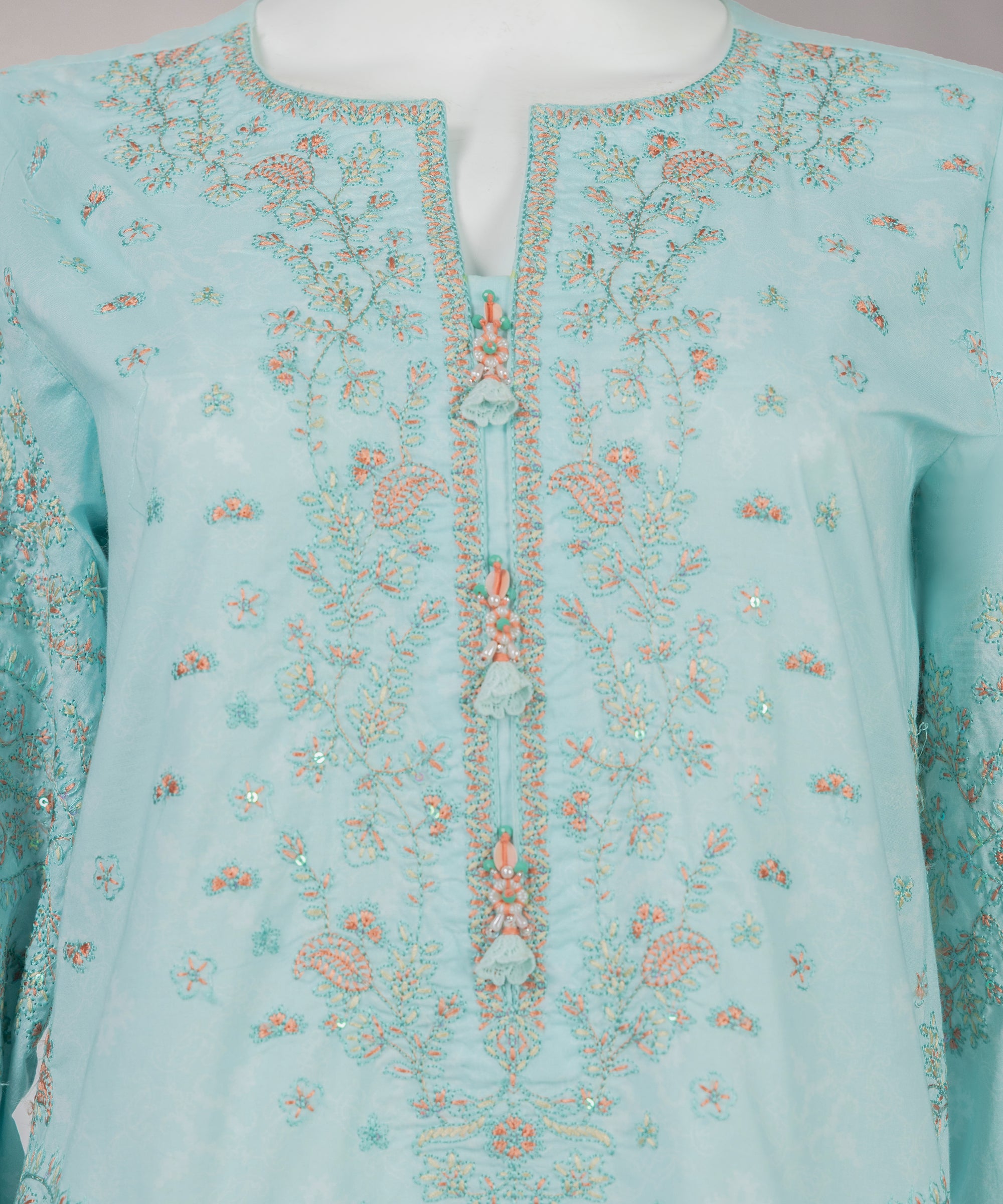 Blue Lawn Embroidered Unstitched 3Pc