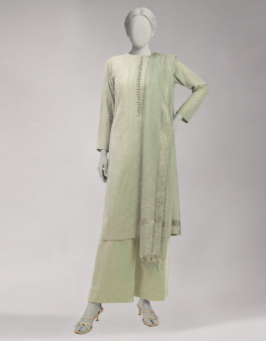 GREY LAWN EMBROIDERED UNSTITCHED 3PC