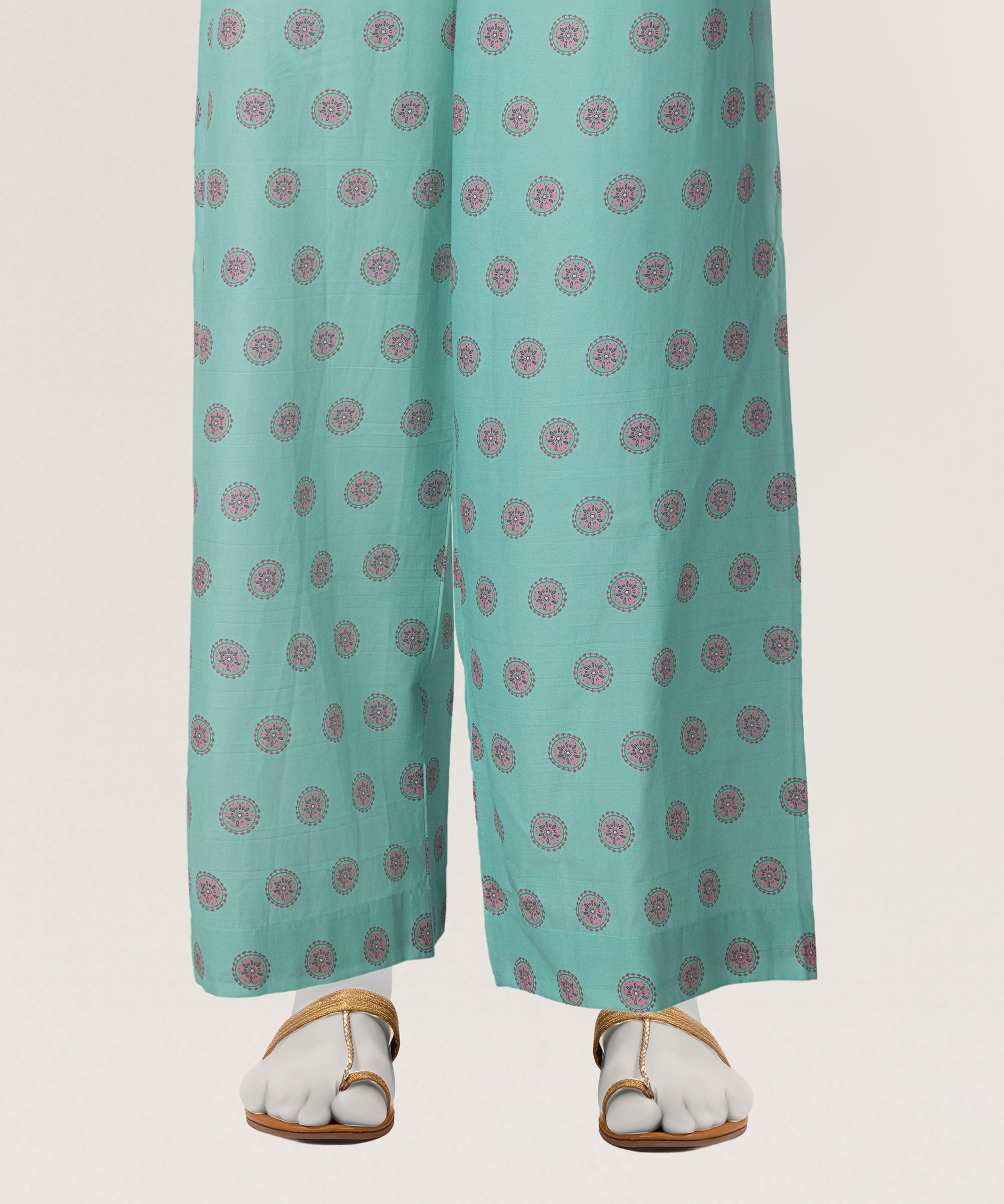 Green Lawn Casual Printed Trousers