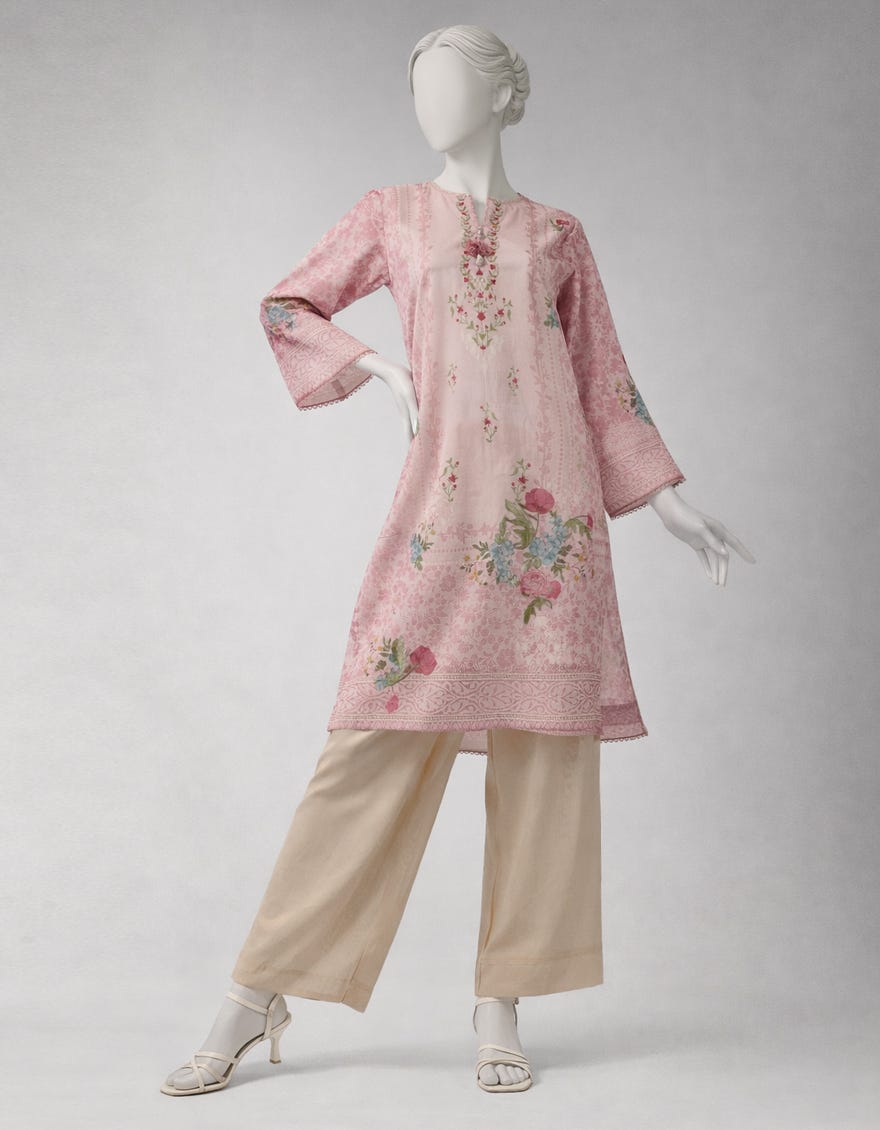 MULTICOLOR LAWN DIGITAL PRINTED UNSTITCHED 1PC