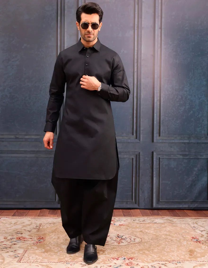 Black Unstitched Fabric