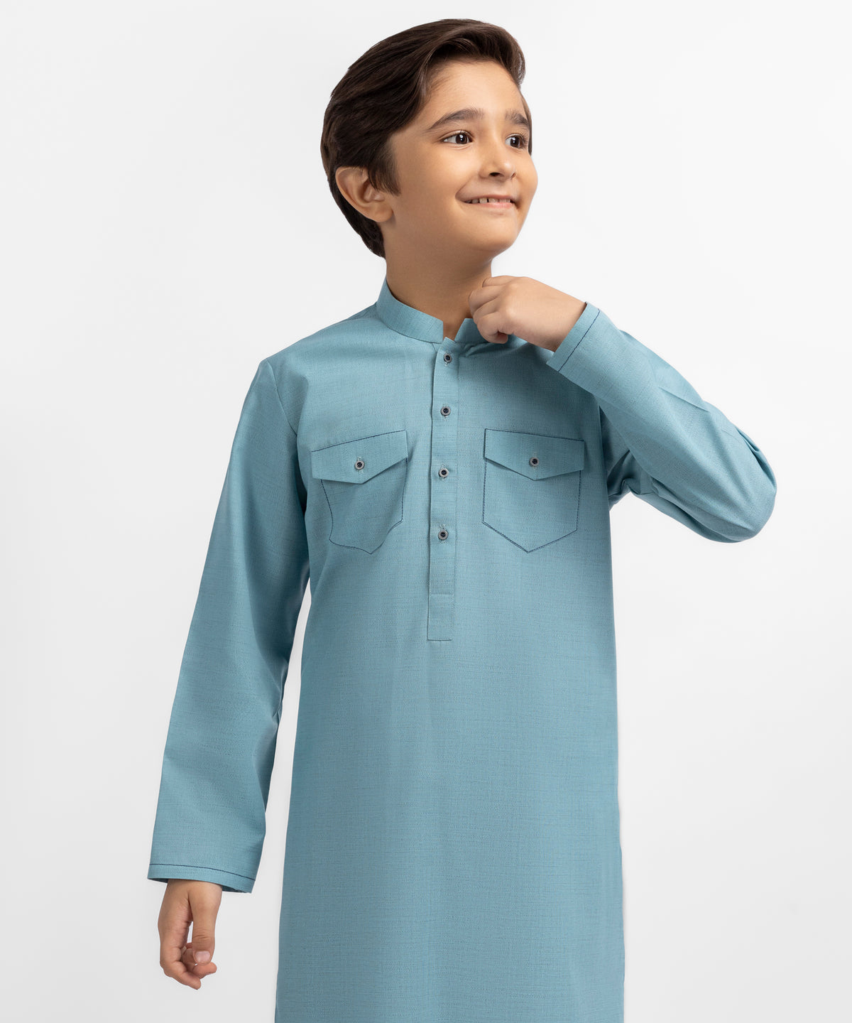 Sea Green Casual Kurta Trousers