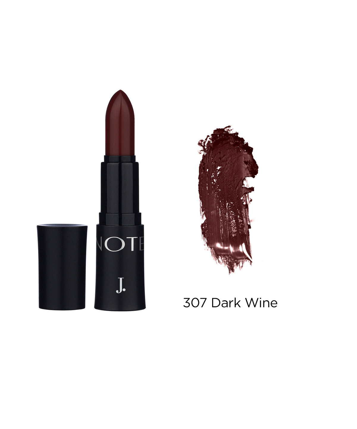 Mattemoist Lipstick 307 Dark Wine With Swipe