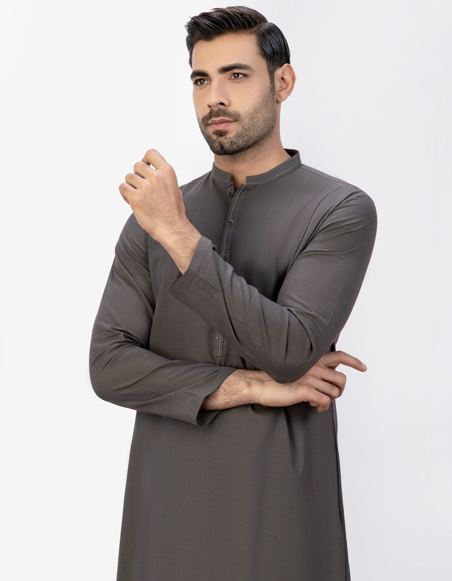 Green Cotton Men's Kurta | Jjk-S-32752
