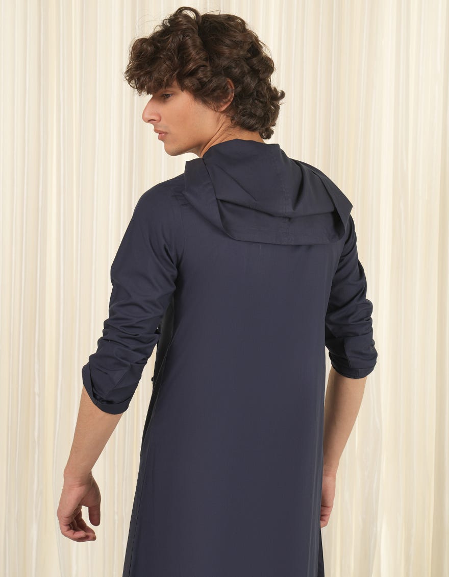 NAVY BLUE CASUAL JUBBA