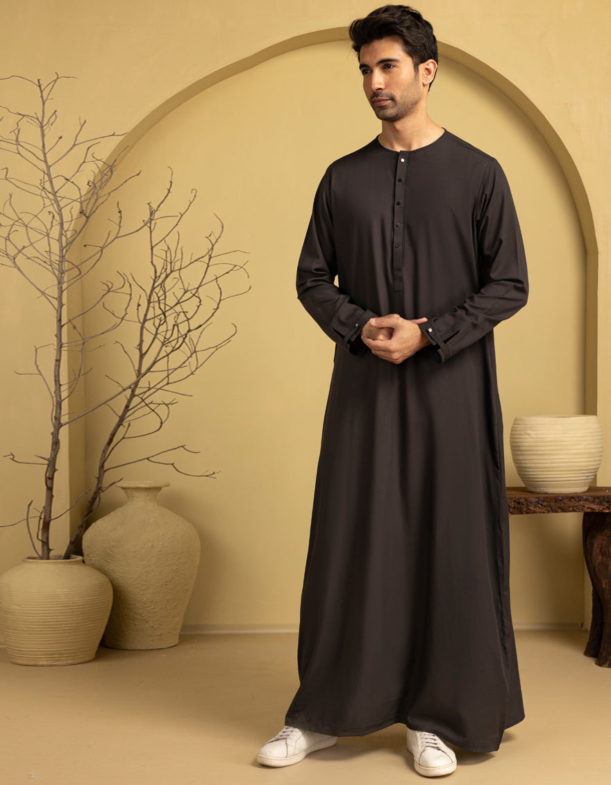 DARK GREEN SEMI-FORMAL JUBBA
