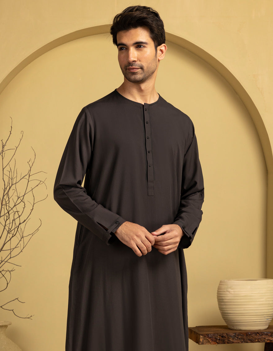 DARK GREEN SEMI-FORMAL JUBBA
