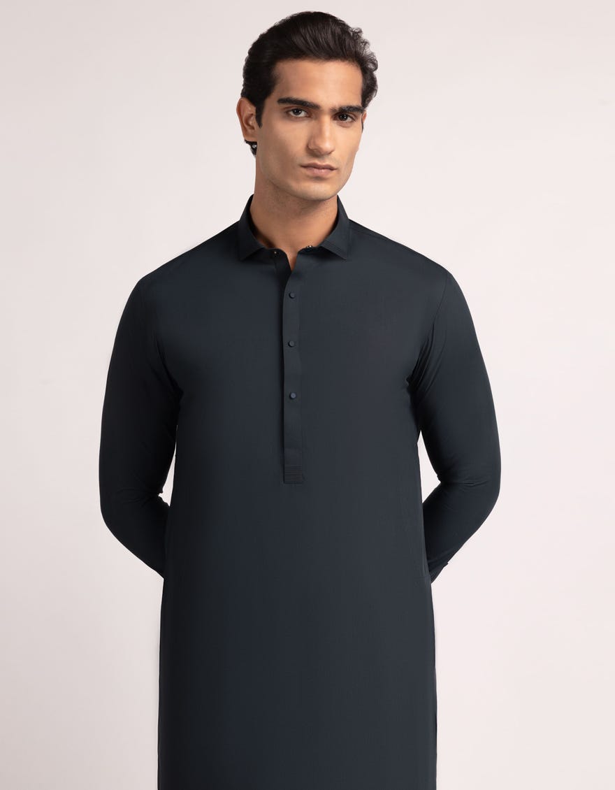 CHARCOAL CASUAL KAMEEZ SHALWAR