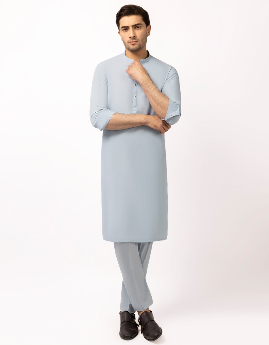 SKY BLUE KURTA TROUSERS