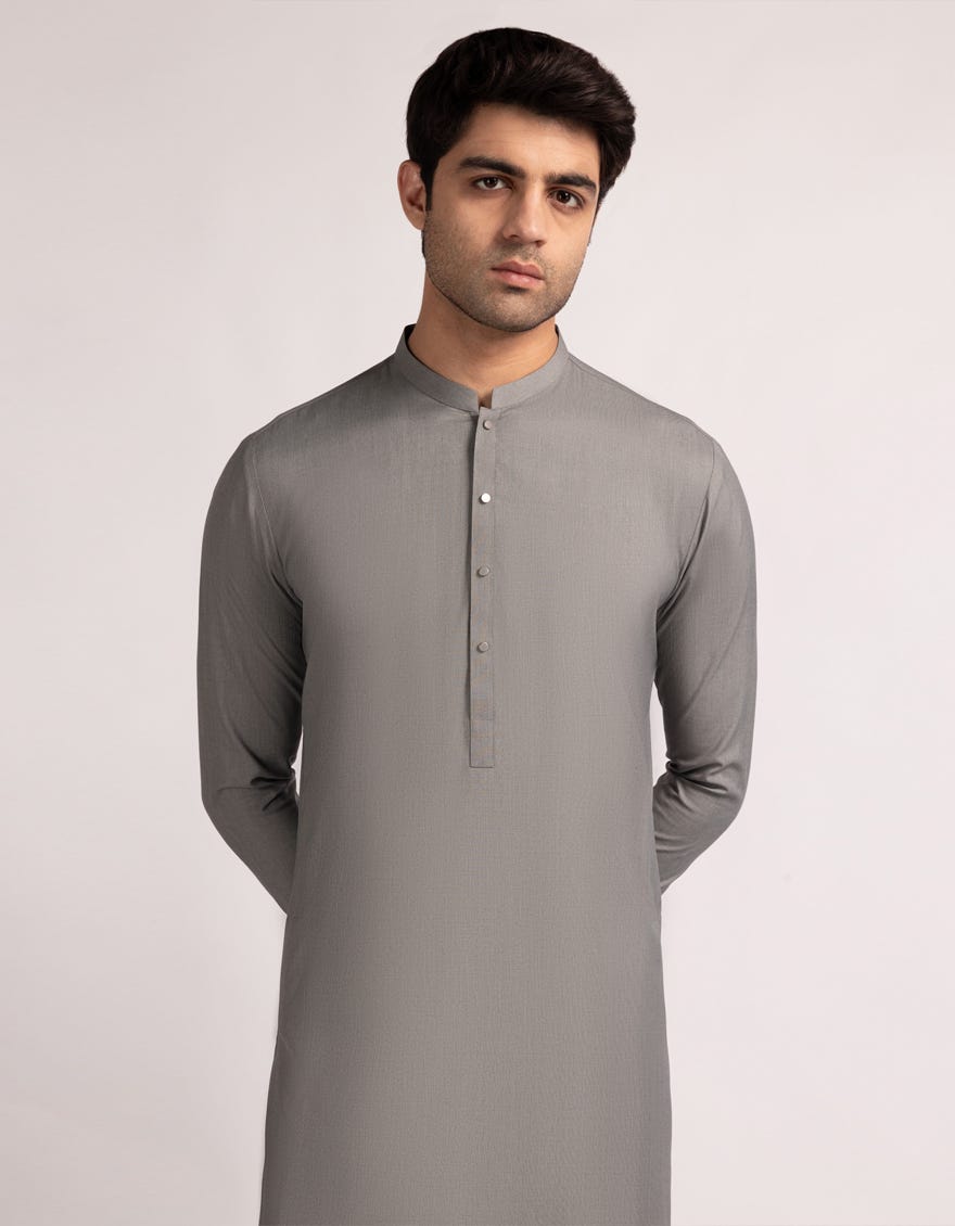 GREY KURTA TROUSERS