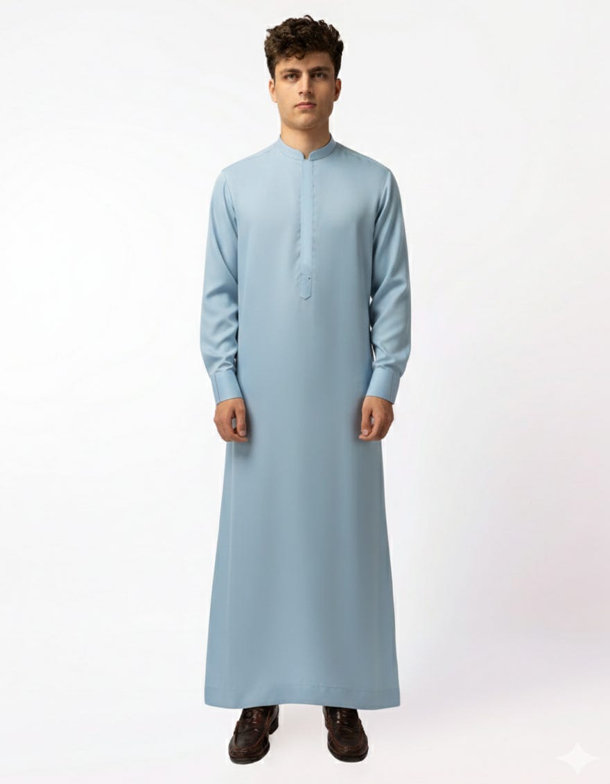 SKY BLUE CASUAL JUBBA