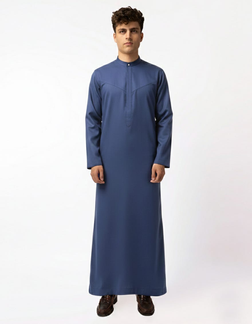 BLUE CASUAL JUBBA