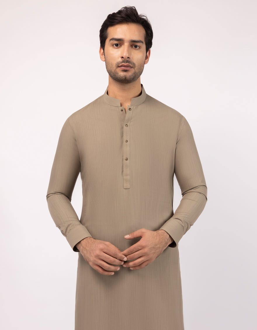 CEMENT GREY CASUAL KAMEEZ SHALWAR