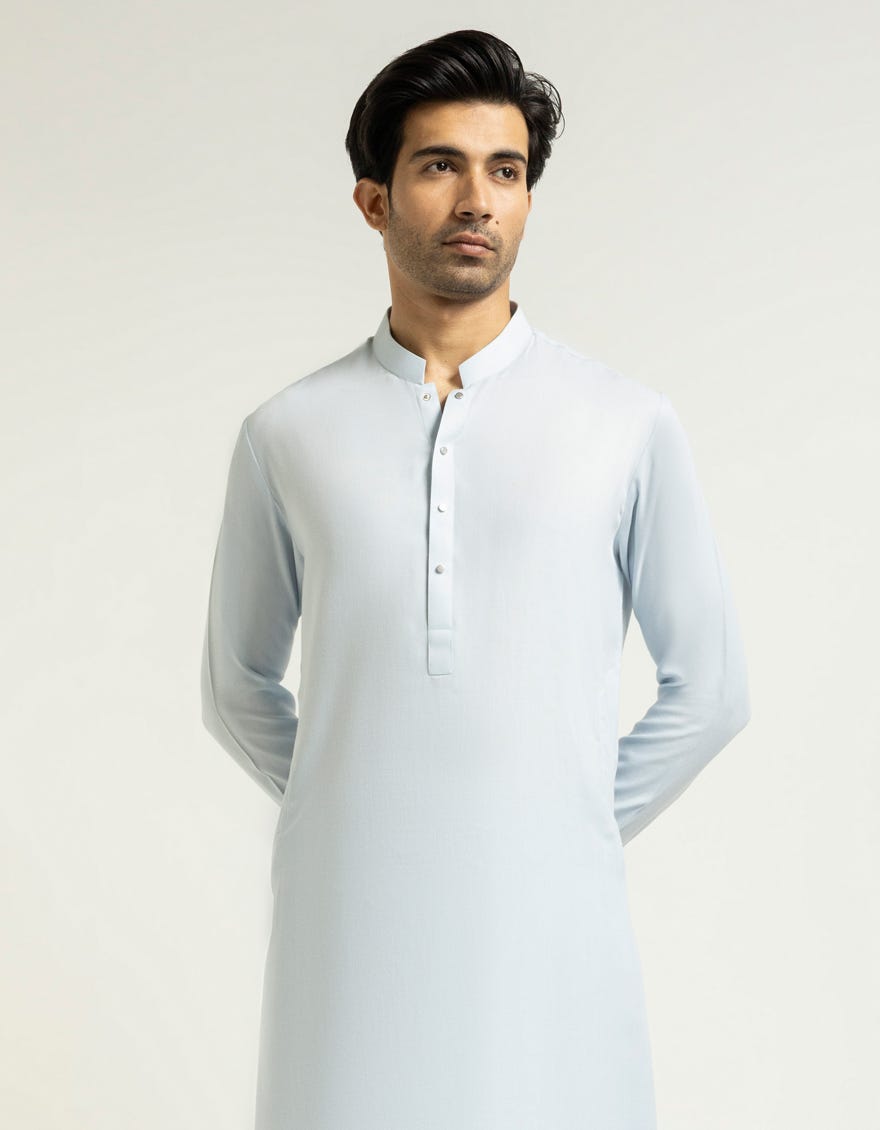 SKY BLUE CASUAL KAMEEZ SHALWAR