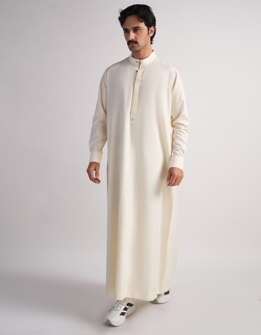 CREAM PLAIN JUBBA