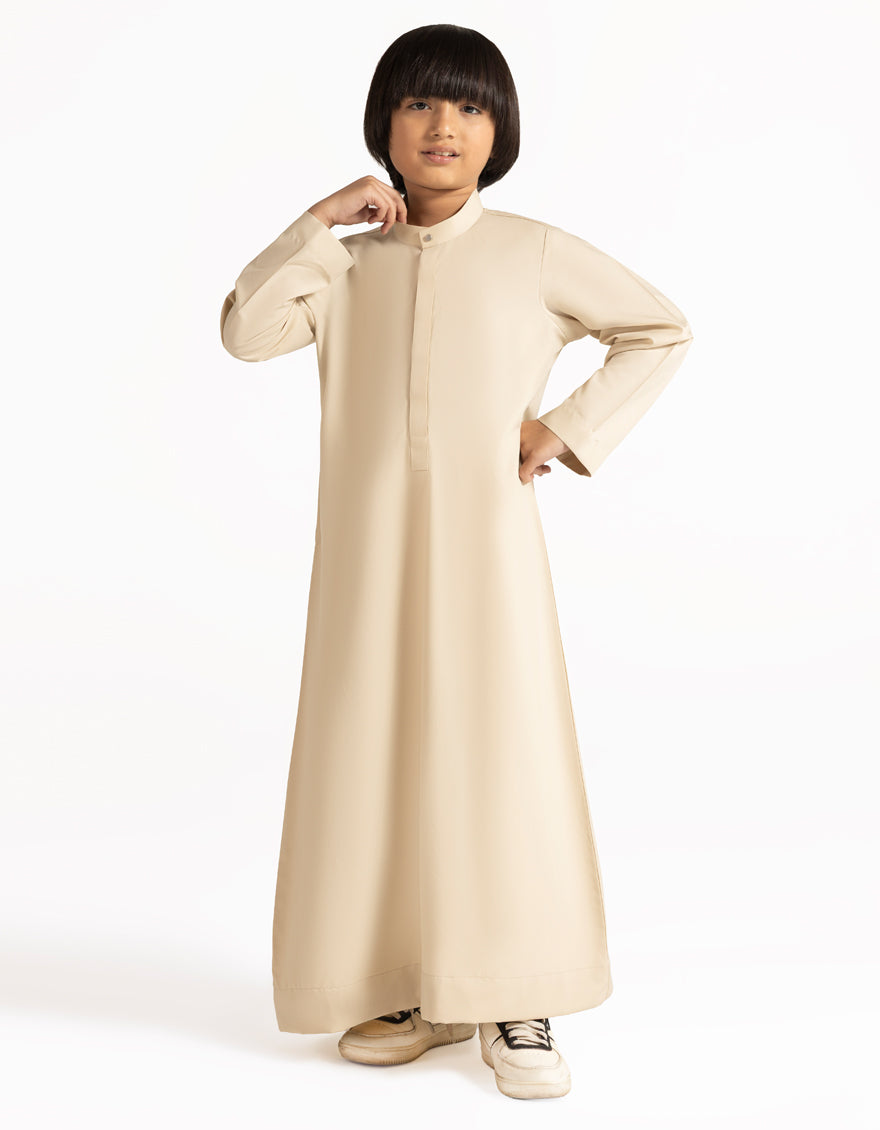 BEIGE CASUAL JUBBA