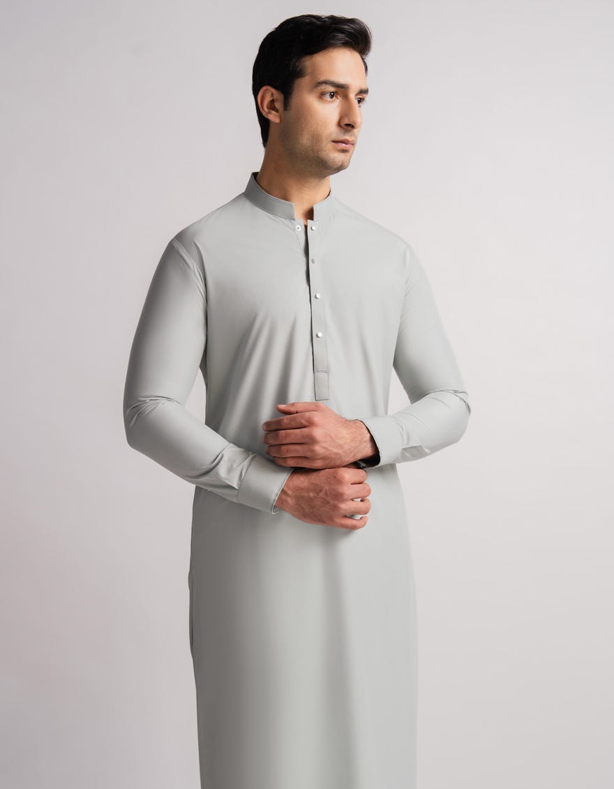 LIGHT GREEN CASUAL KAMEEZ SHALWAR