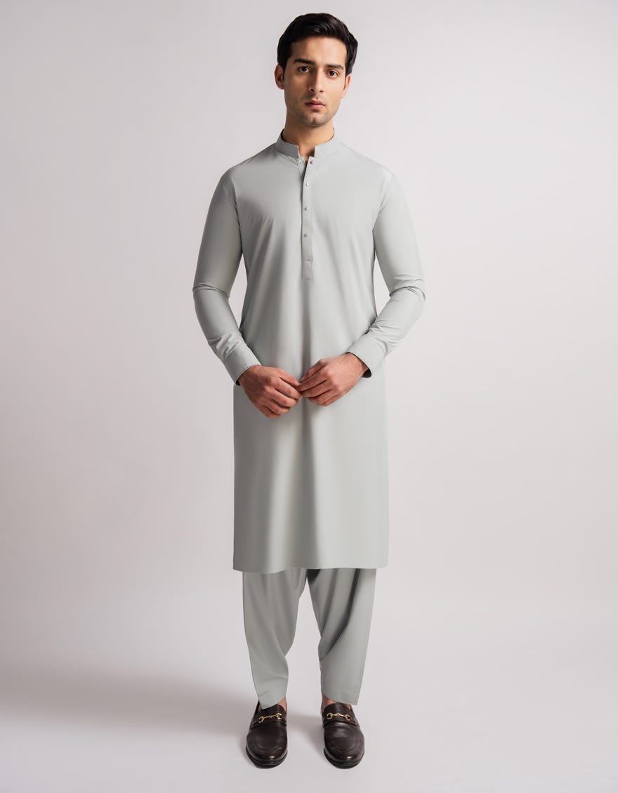 LIGHT GREEN CASUAL KAMEEZ SHALWAR