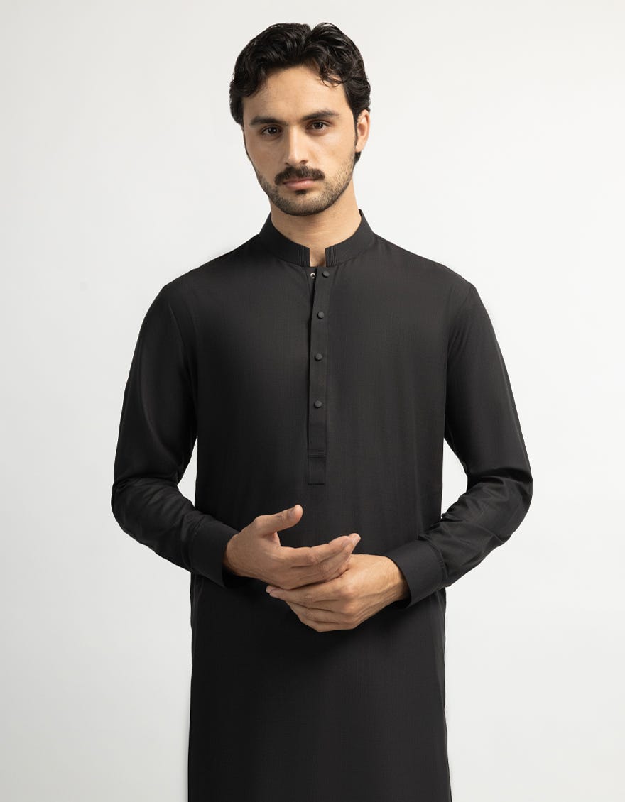 CHARCOAL GREY CASUAL KURTA TROUSERS