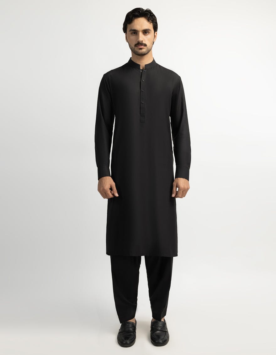 CHARCOAL GREY CASUAL KURTA TROUSERS