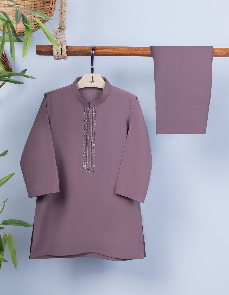 Black Blended Kameez Shalwar | Jjiks-S-34533