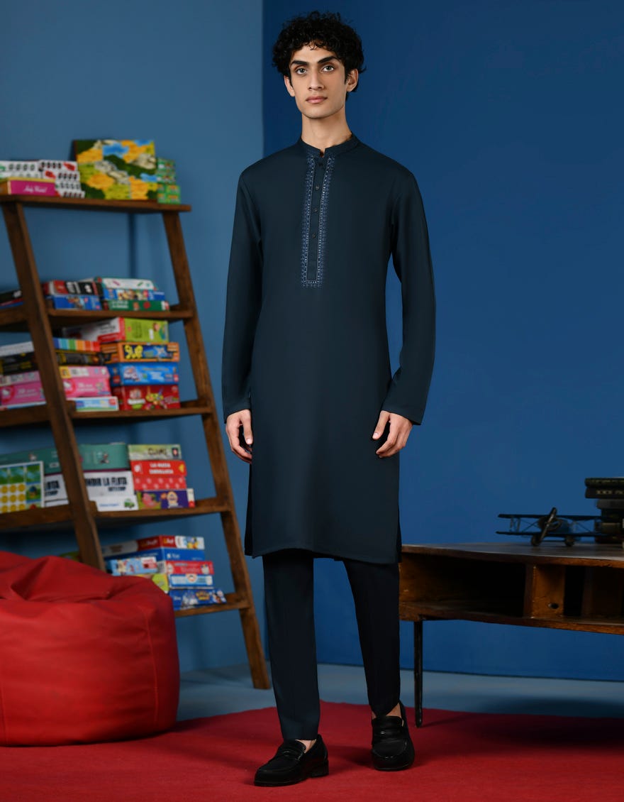 Green Kurta Pajama | Jtkp-S-34534