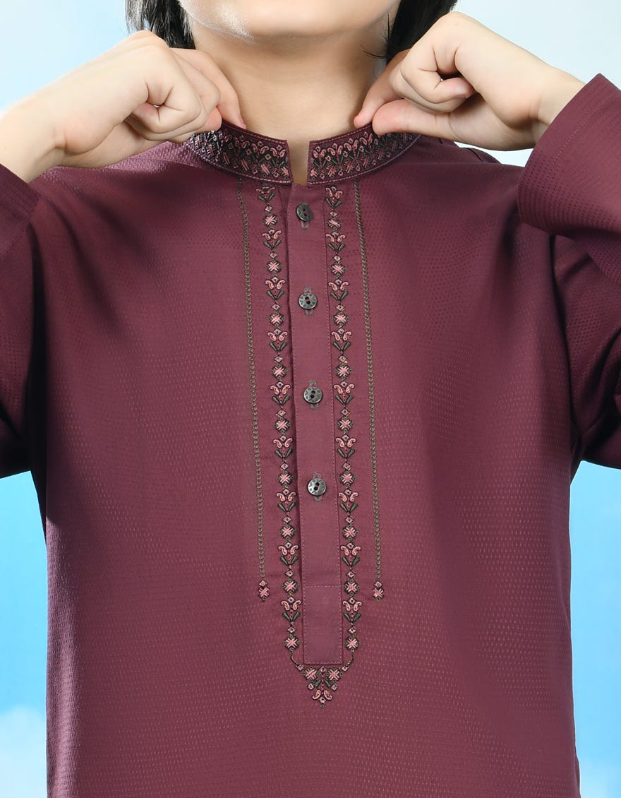 BROWN KAMEEZ SHALWAR | JCKS-S-34667