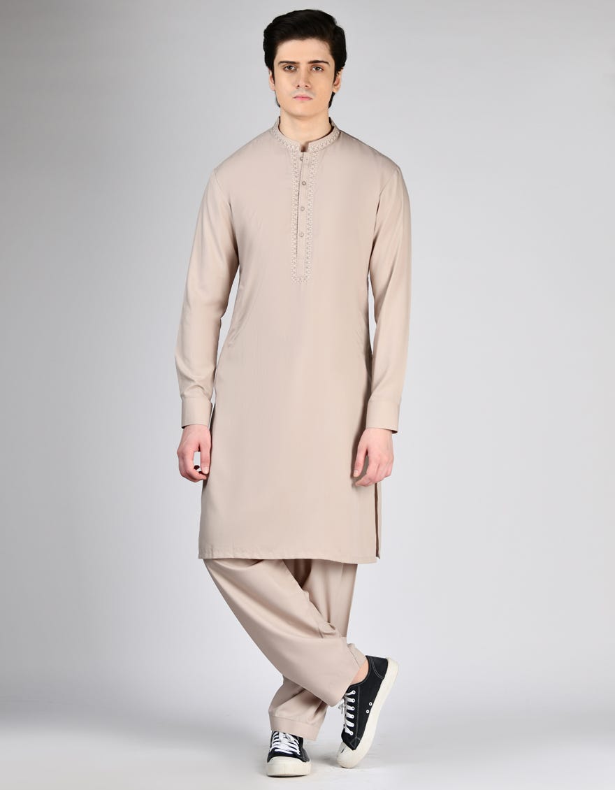TEA PINK BLENDED KAMEEZ SHALWAR | JTKS-A-34916
