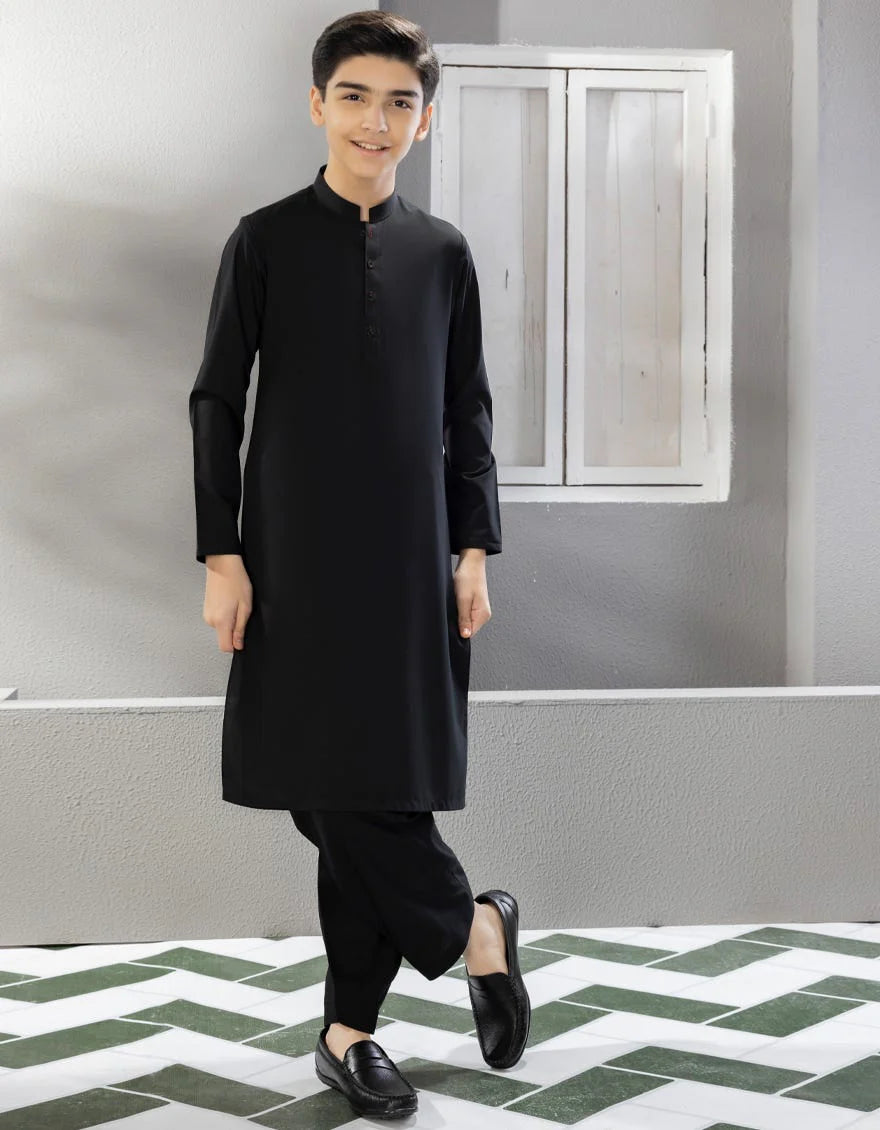 BLACK CASUAL KAMEEZ SHALWAR