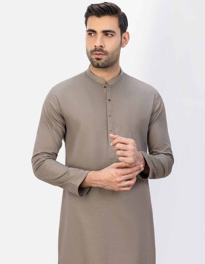 Green Cotton Men's Kurta | Jjk-S-37770