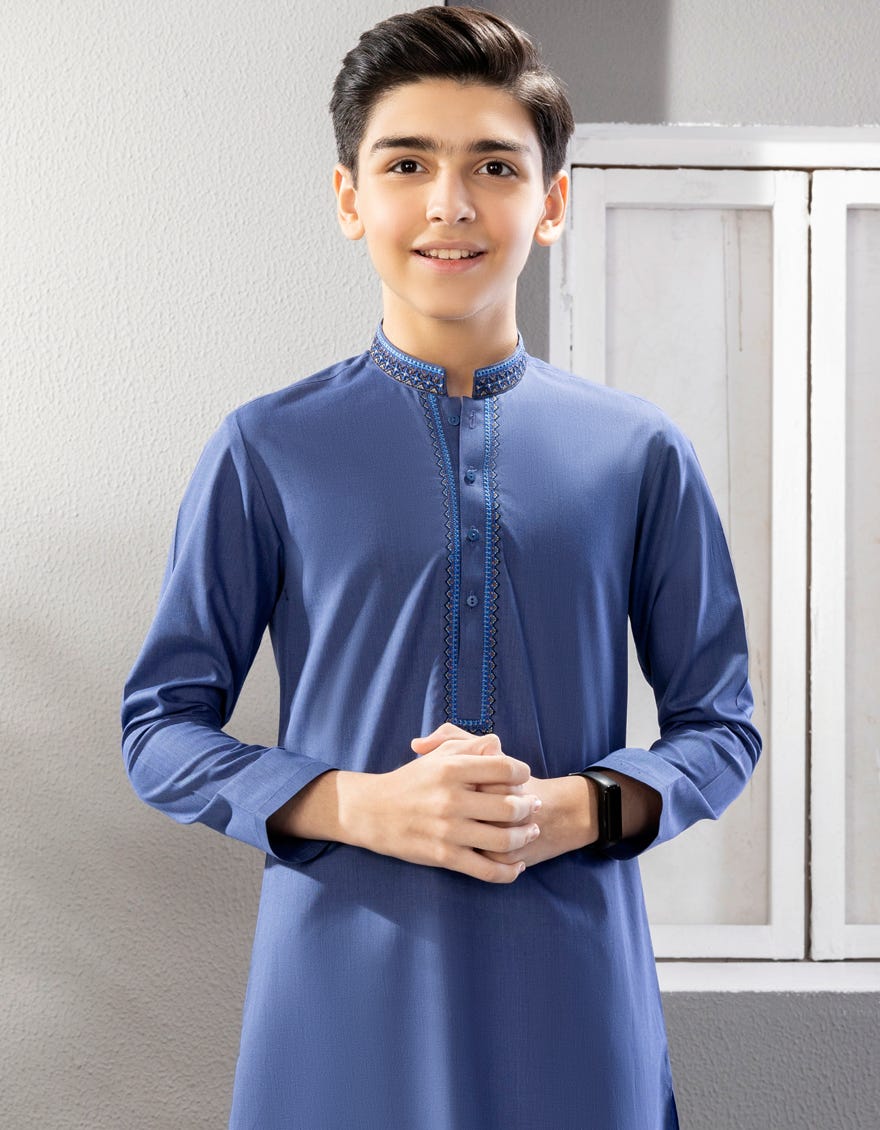 DENIM BLENDED KURTA | JCK-A-38684
