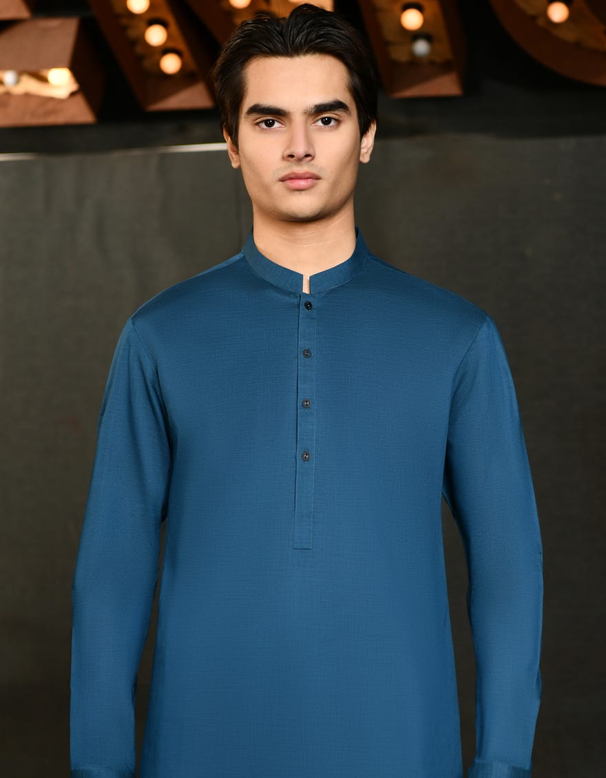 TEAL CVC KAMEEZ SHALWAR | JTKS-A-38980