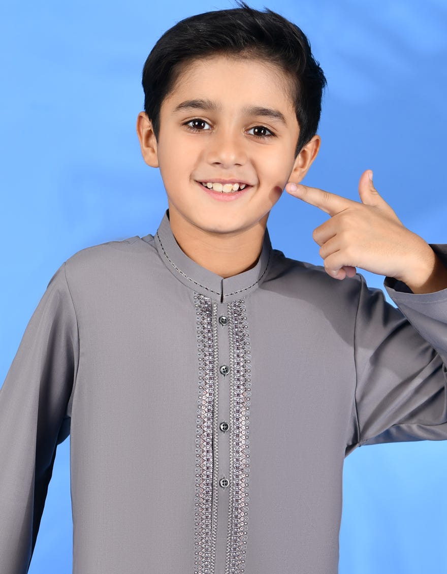 MUAVE BLENDED KAMEEZ SHALWAR | JCKS-S-39006